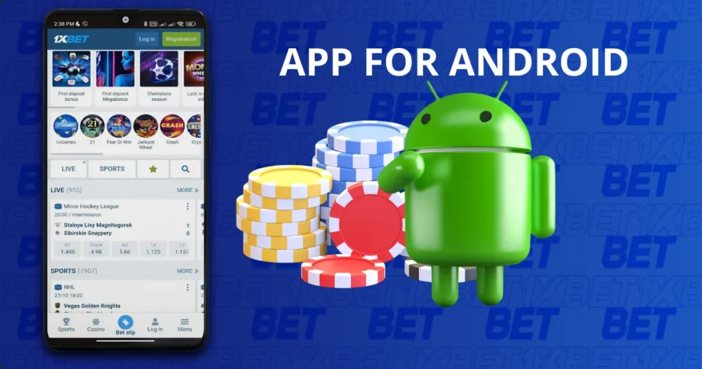 Aplikasi pertaruhan untuk Android daripada 1xBet Malaysia