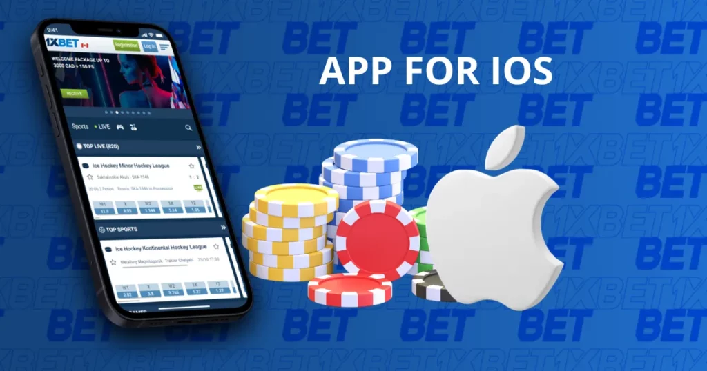 Aplikasi pertaruhan untuk iOS daripada 1xBet Malaysia