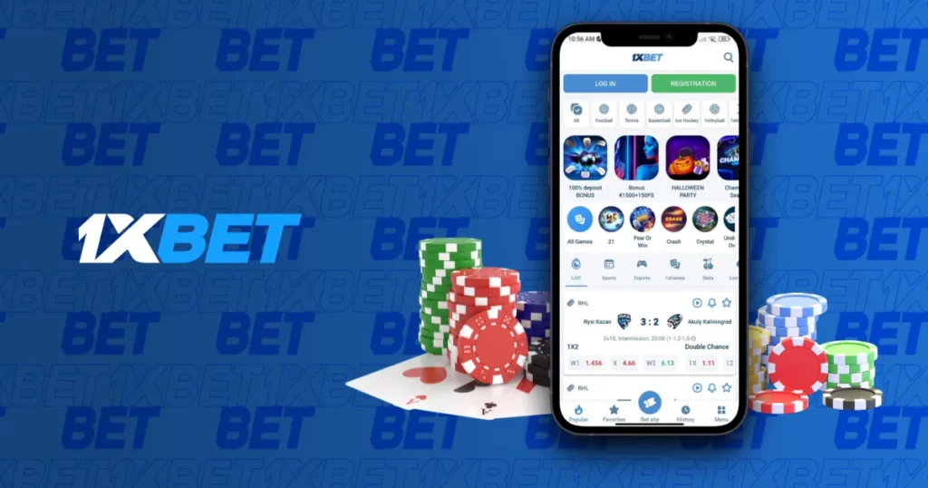 Kasino dalam talian dalam aplikasi mudah alih daripada 1xBet Malaysia