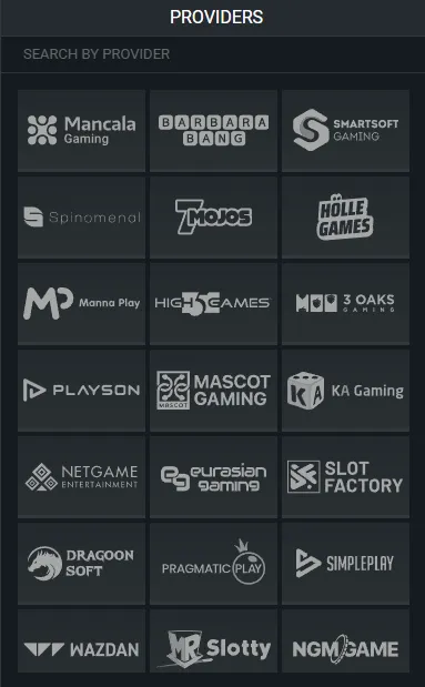 1xBet মালয়েশিয়ায় লাইভ গেমস প্রদানকারী প্রতিষ্ঠানসমূহ