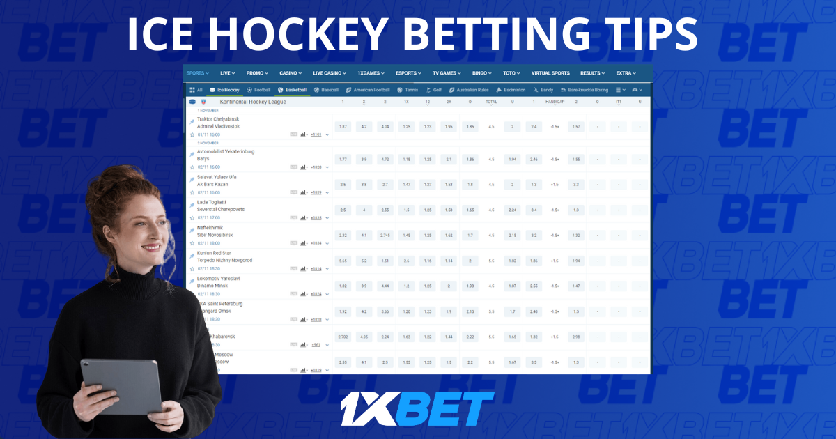 1xBet Ice Hockey Betting Tips