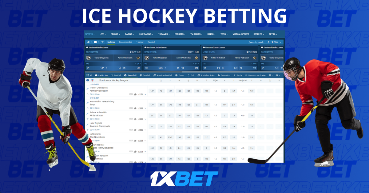 1xBet Ice Hockey Betting