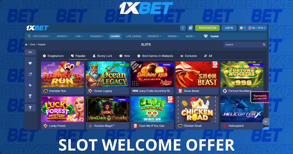 1xBet Slots Games