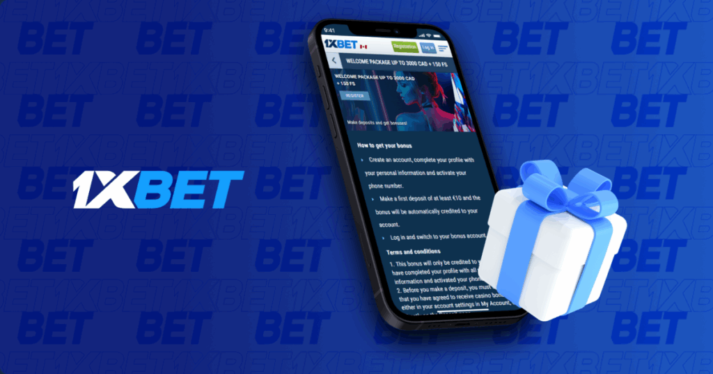 1xBet mendaftar dengan bonus