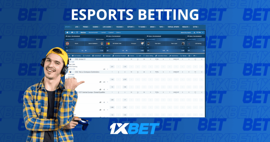 1xBet eSports Betting