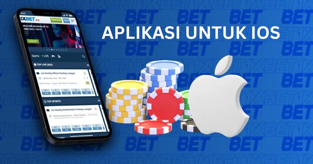 Aplikasi pertaruhan untuk iOS daripada 1xCinta Malaysia